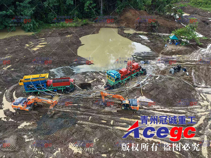 移动选金设备在哥伦比亚