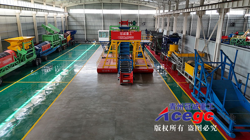 组合式河道选金设备